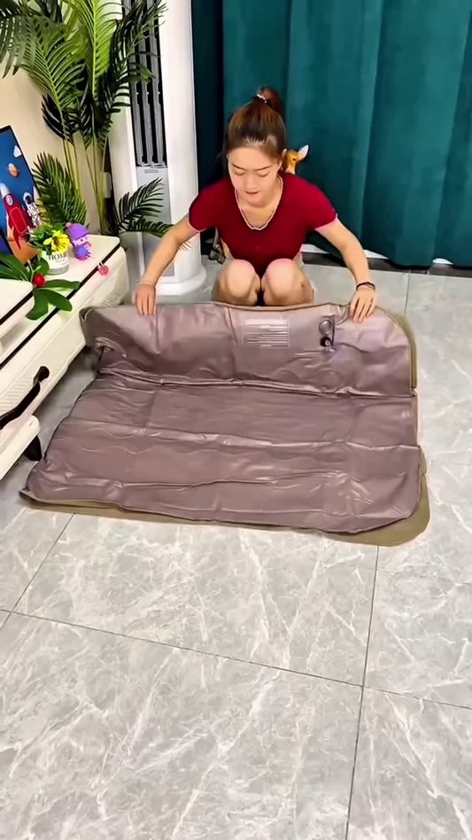 Premium Portable Inflatable Air Bed with Built-In Pump